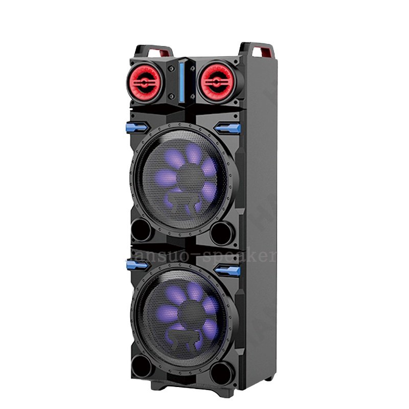 Manufactory Direct Speaker Dual 12 Inch 100 W Kalonka Bass Karaoke Home Cinema Portable Karaoke Speakers Profecional